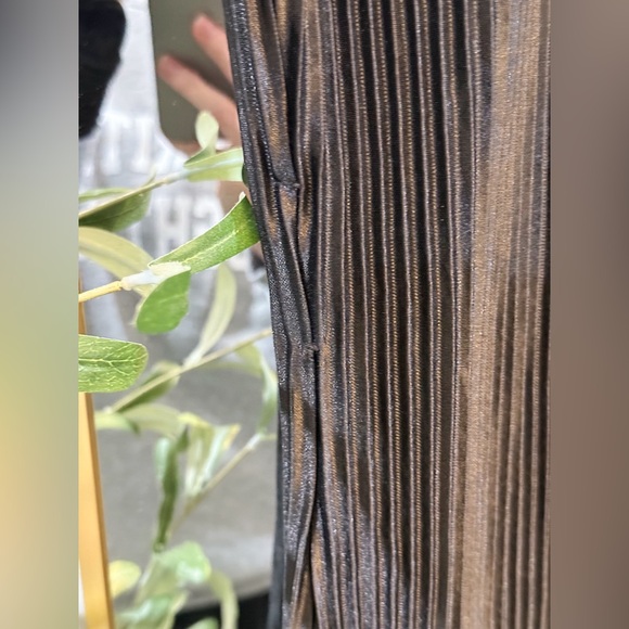 Black Pleated Mini Dress/Top - Picture 3 of 3